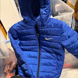 Nike Kids Royal Blue Puffer Jacket